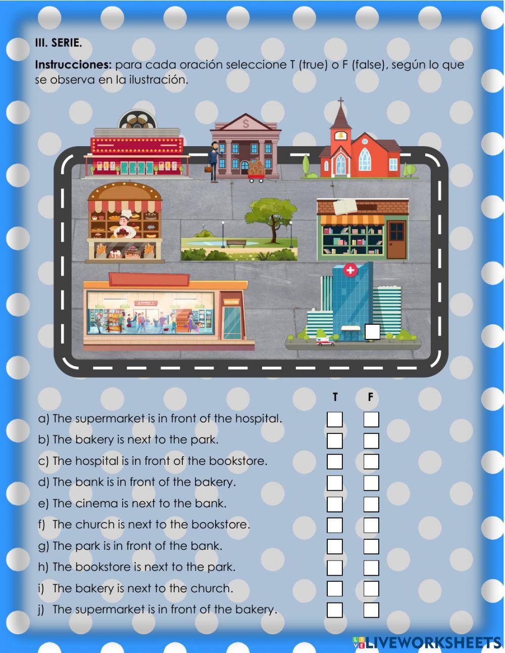 Parts of the house and city places - 1.5.2°