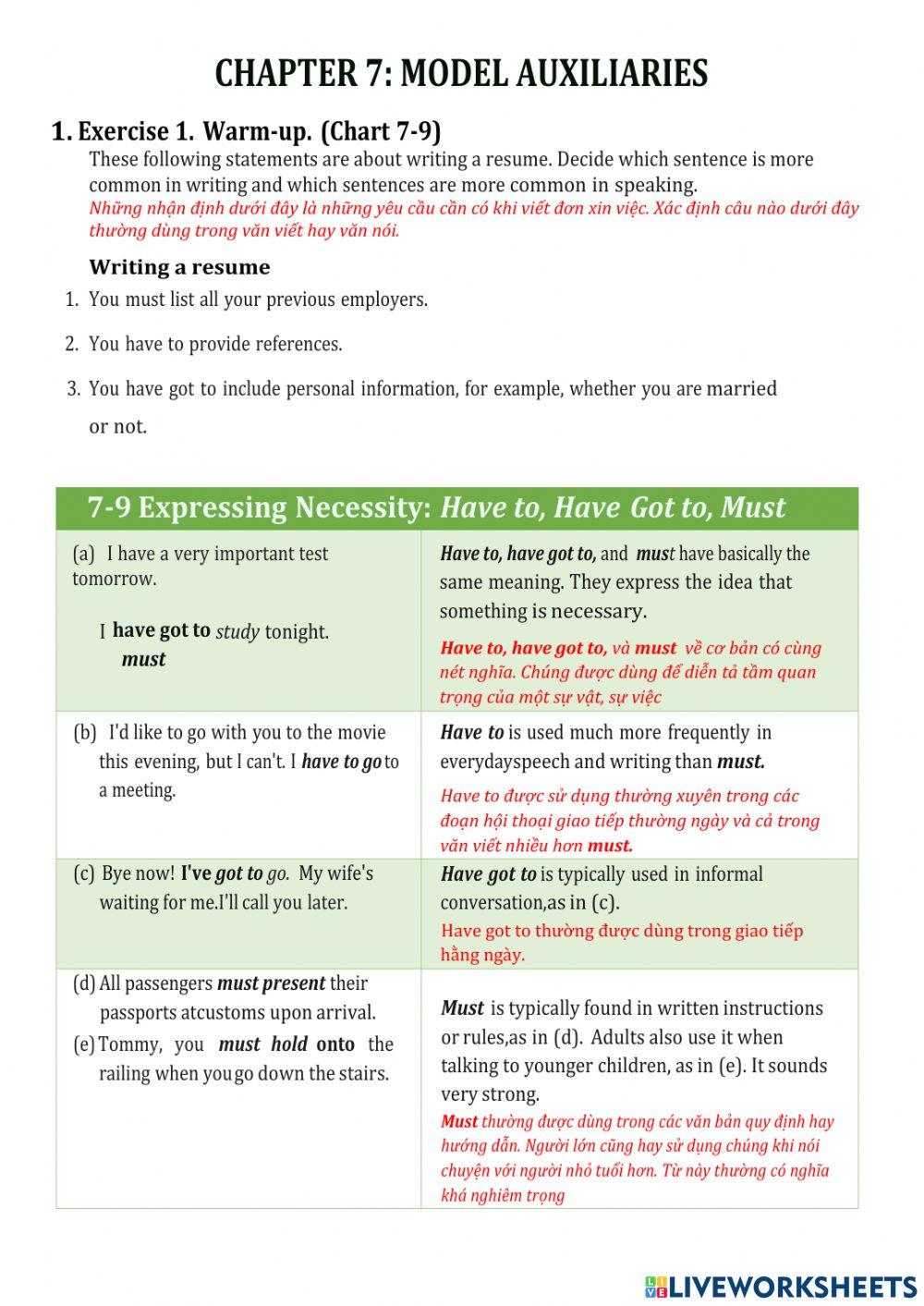 Chapter 7- part 3- fundamentals of english grammar