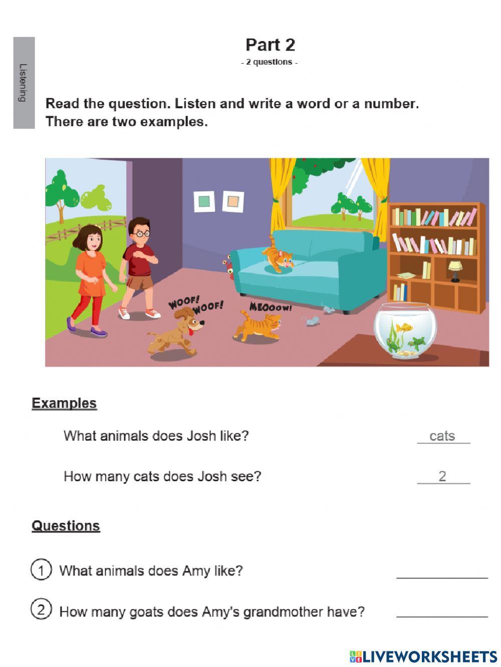 Listening test Theme 7 Level 2