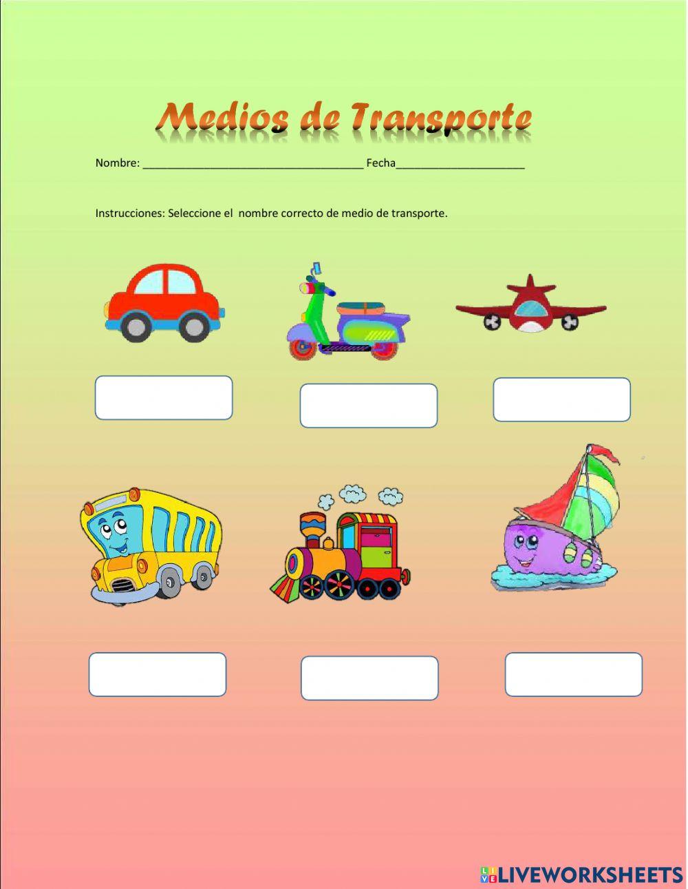 Medios de transportes