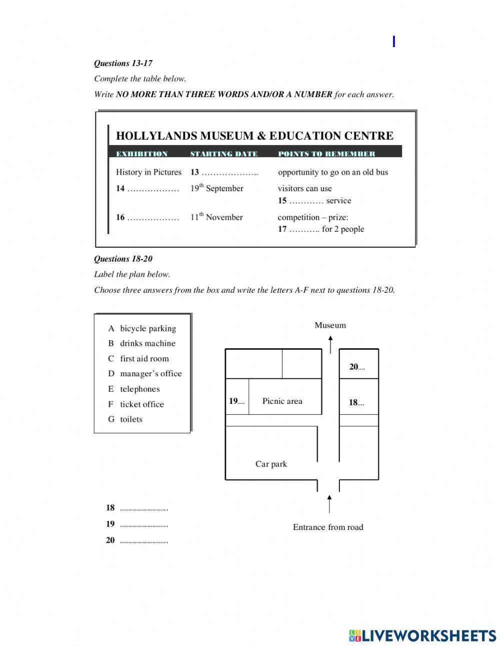 Pre extra listening 68