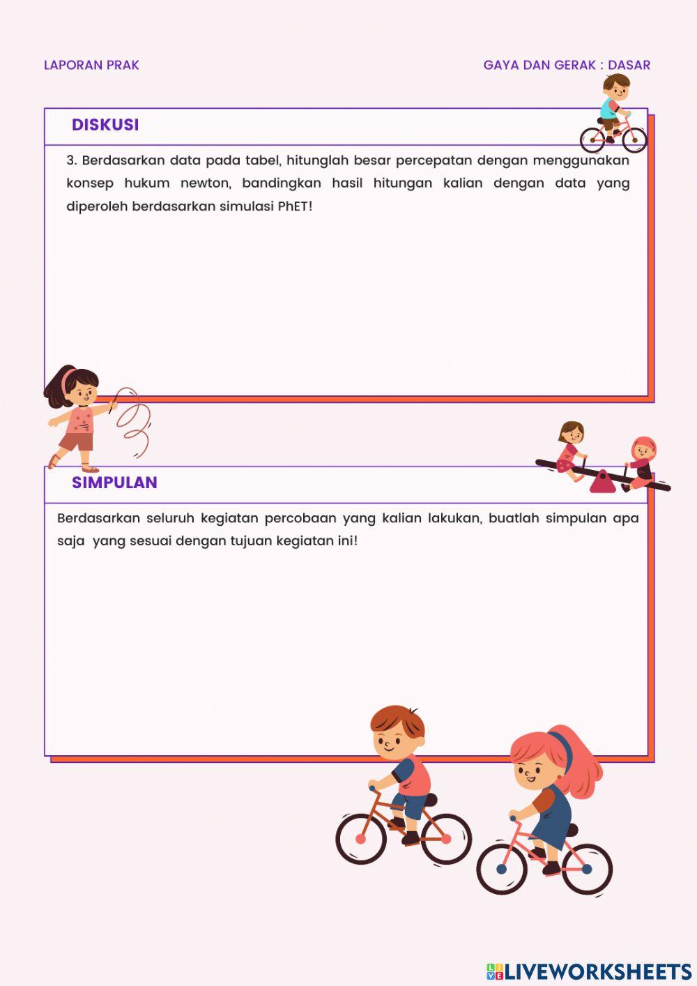 Gaya dan Gerak : Dasar