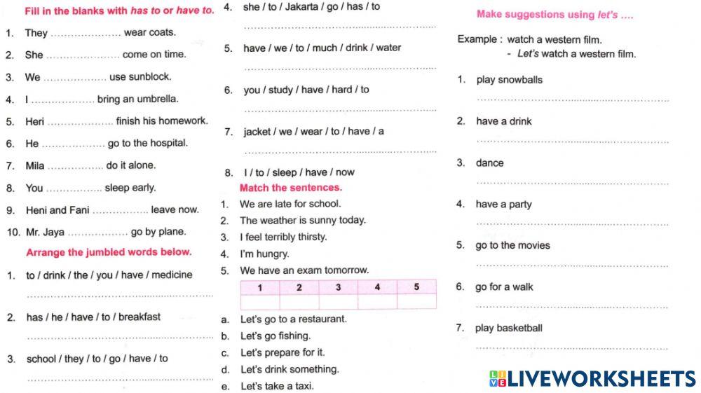 Sm sd 5 english modals have to has to 3