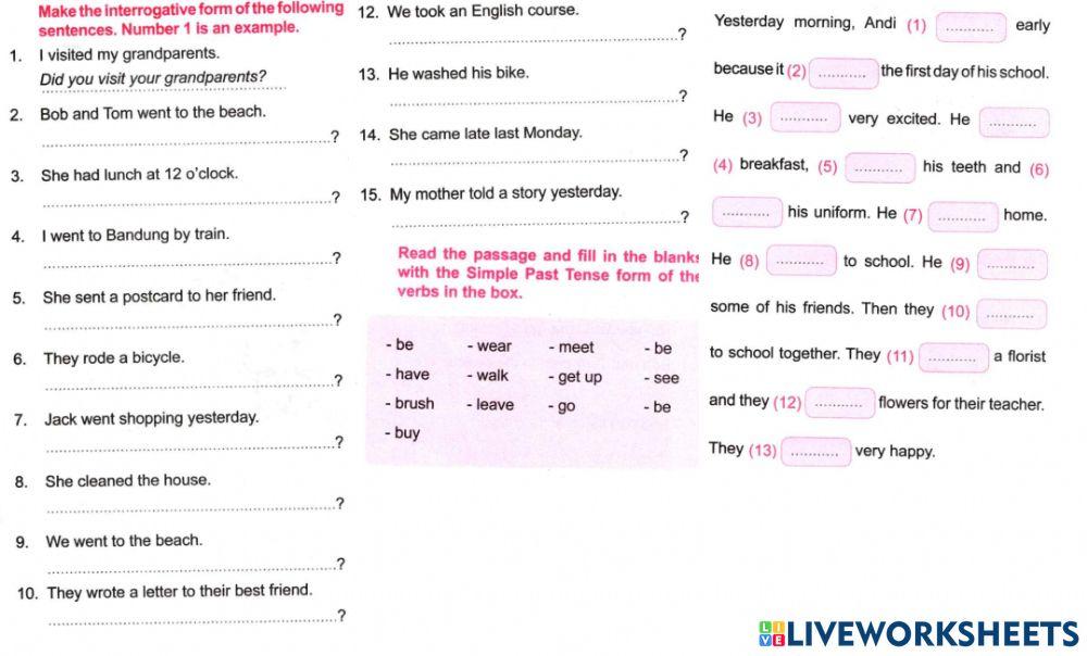 Sm sd 5 english simple past tense 3