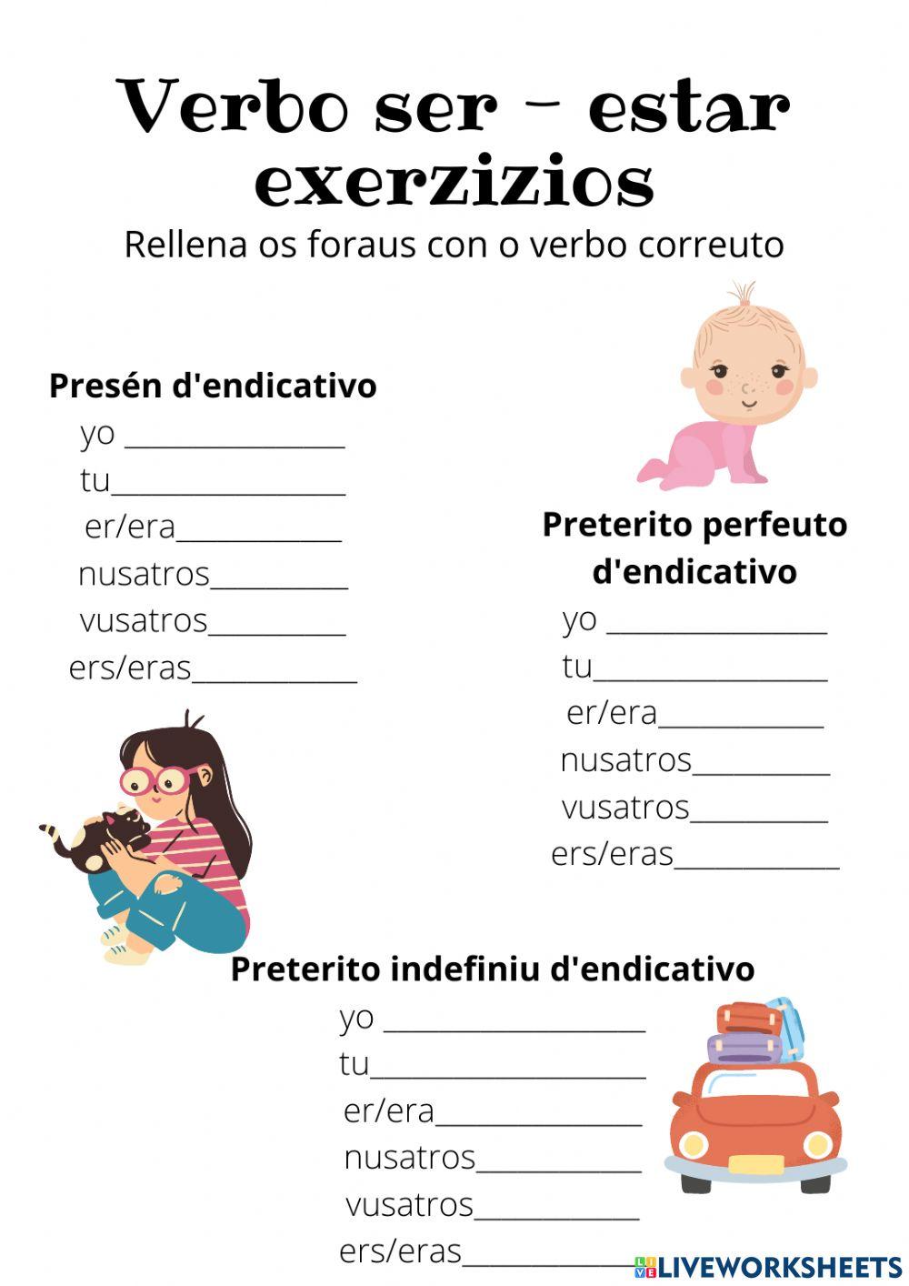 Verbo ser - estar Verbo ser - estar