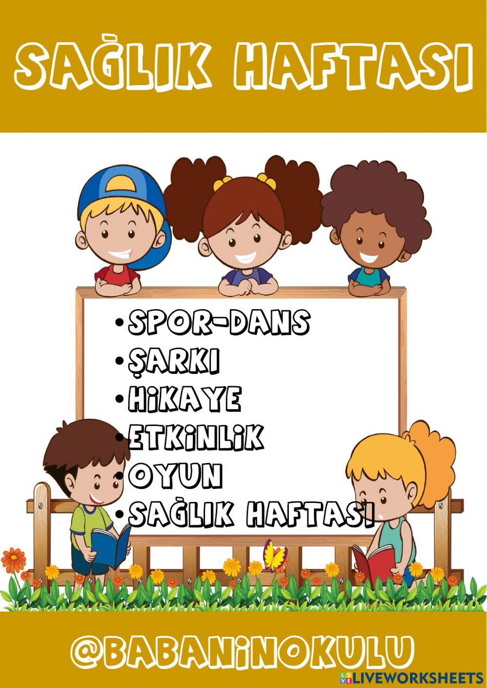 SAĞLIK HAFTASI SAĞLIK HAFTASI