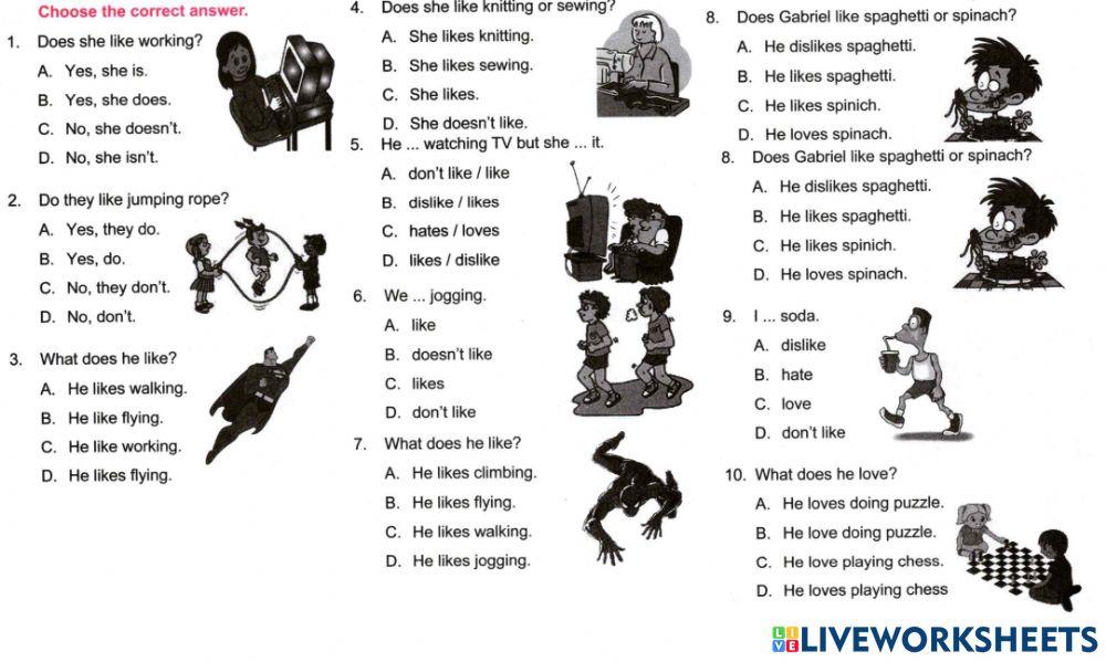 Sm sd 6 english like and dislike 1.