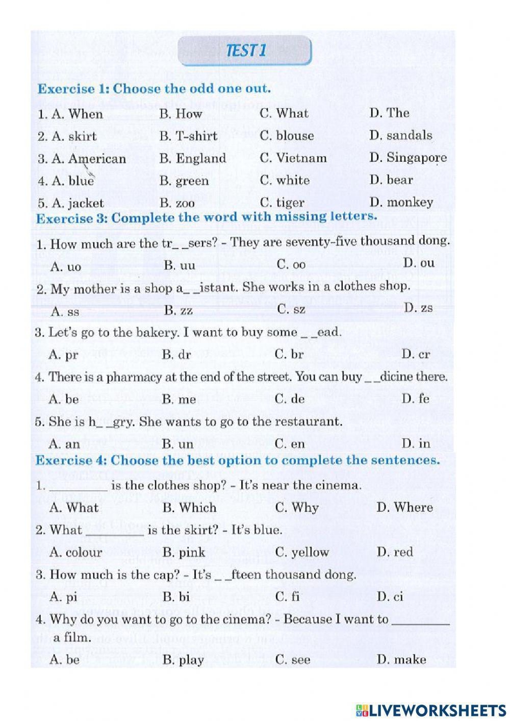 Unit 17: How much is the T-shirt?