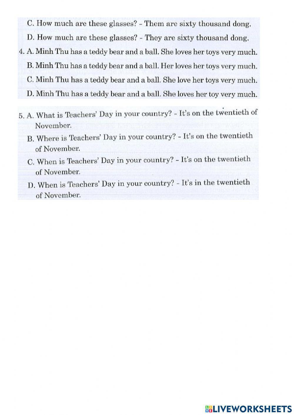 Unit 17: How much is the T-shirt?