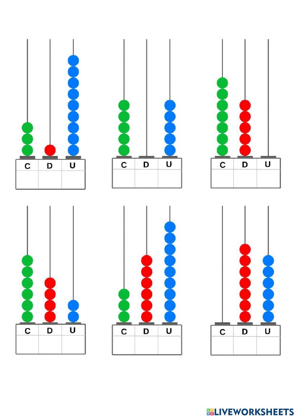 Centena dezena e unidade