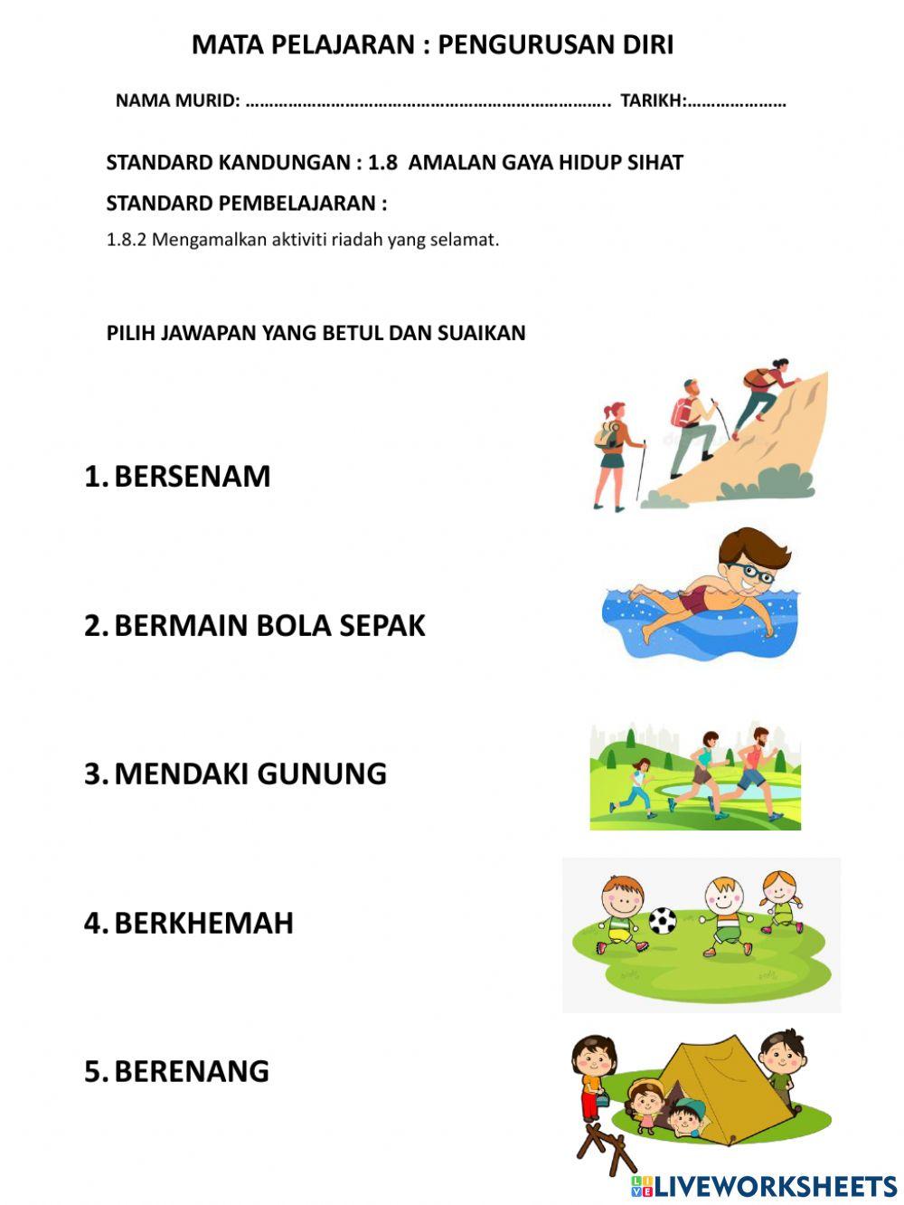 Amalan gaya hidup sihat