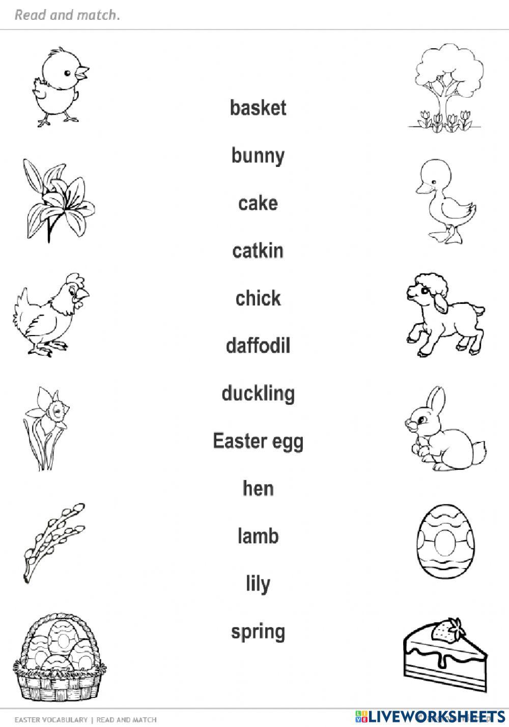 Easter vocabulary