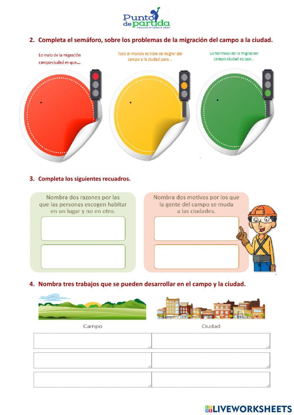 La migración del campo a la ciudad