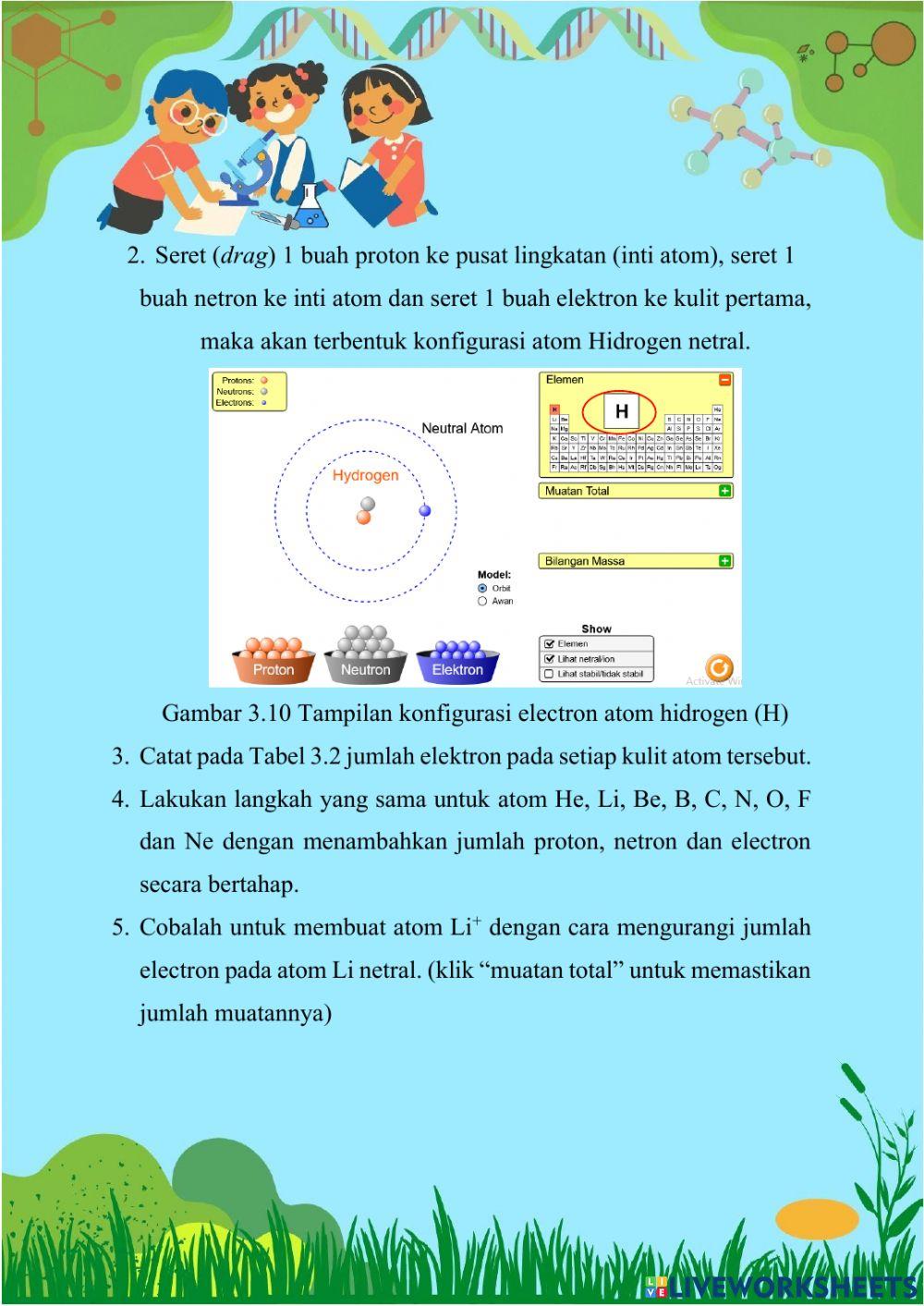 LKPD Konfigurasi Elektron