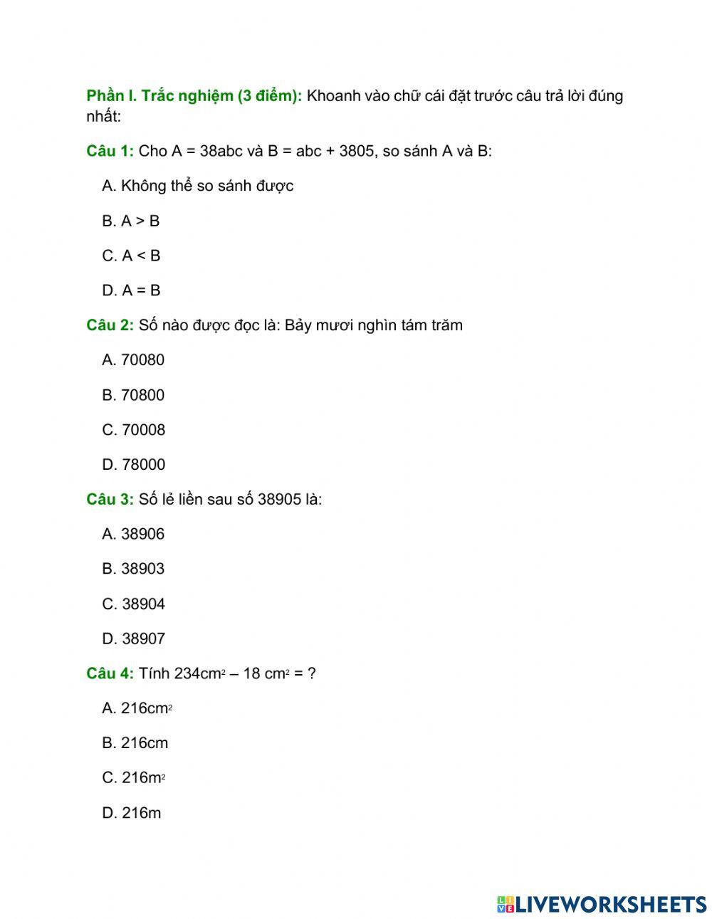 Kiem tra cuoi tuan 28 lop 3