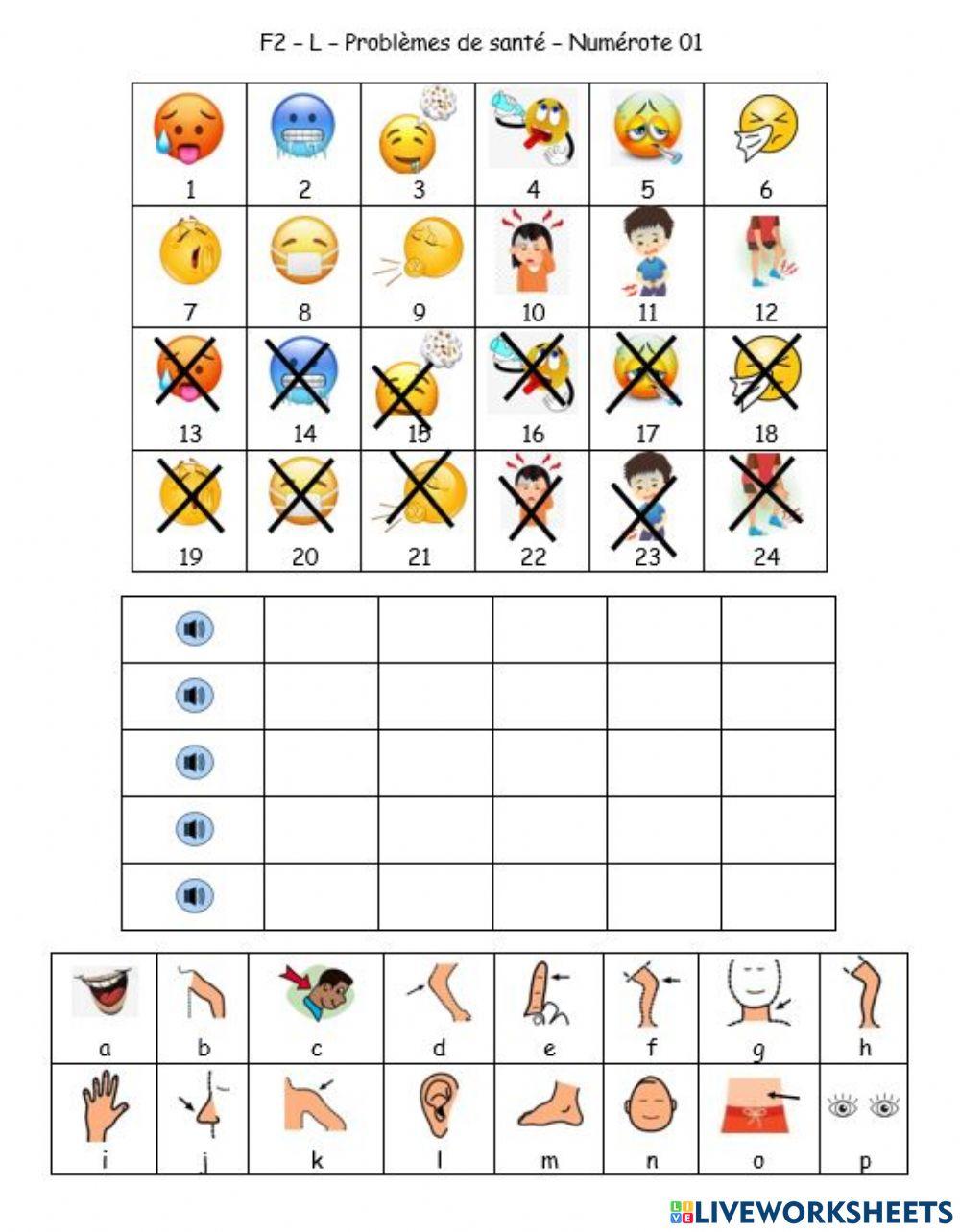 F2 - L - Problèmes de santé - Numérote 01