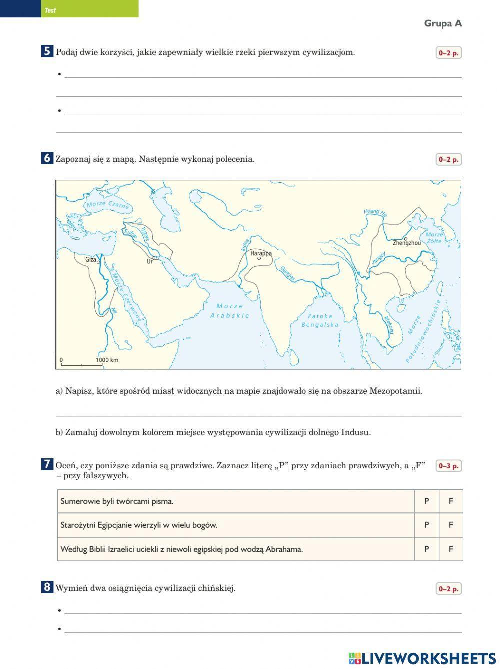 Pierwsze cywilizacje a