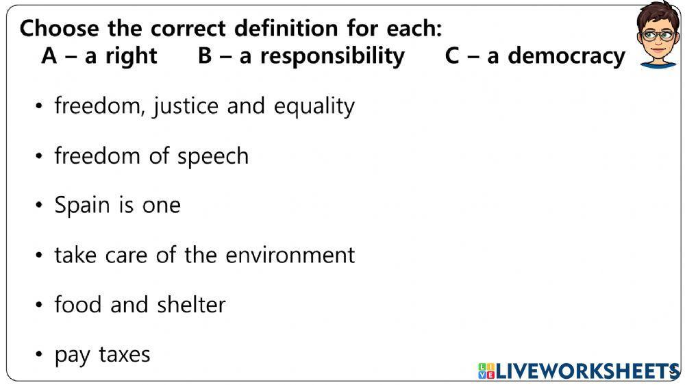 Spain's Political System Worksheets (1)