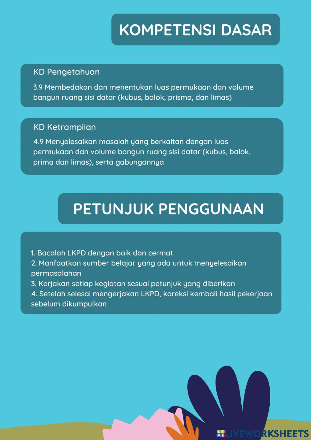 E-lkpd luas permukaan kubus