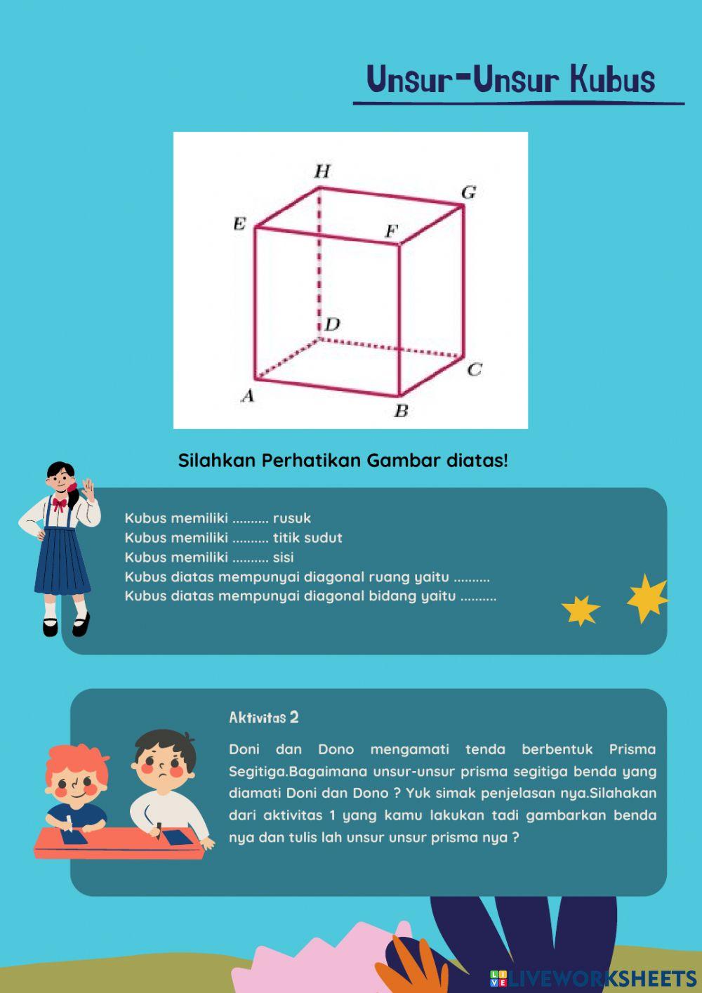 E-lkpd luas permukaan kubus