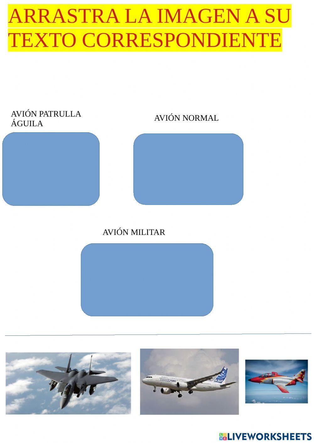 Arrastra la imagen al texto correspondiente