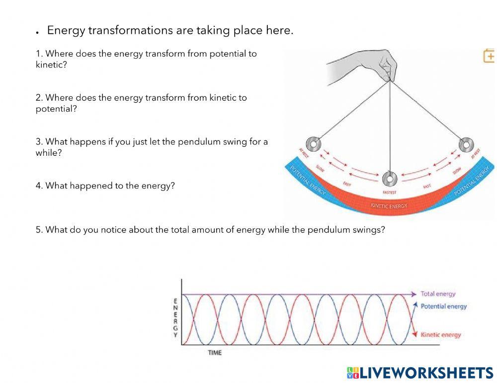 April 5 Vocab and PotentialKinetic Energy