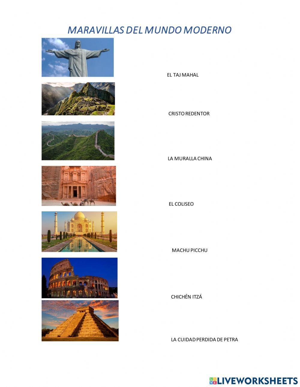 Maravillas del mundo moderno