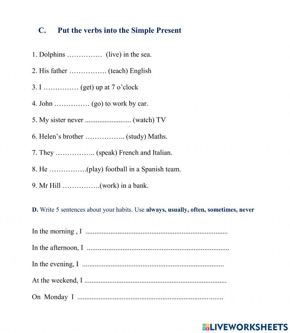 Unit 5 Grade 4 Revision