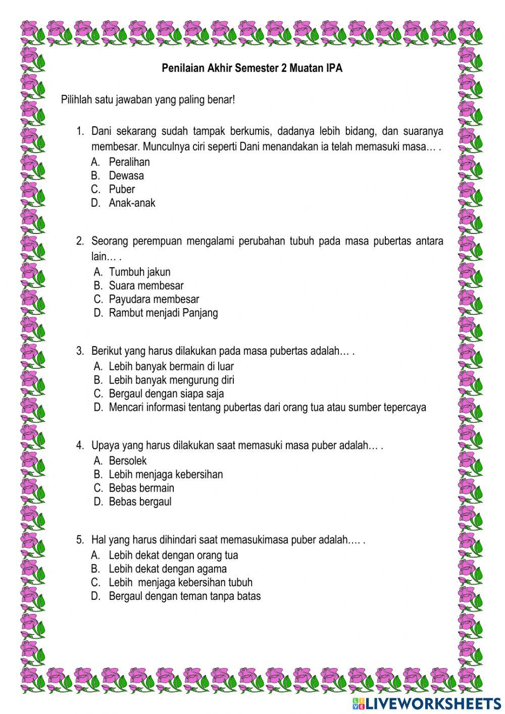 PAS 2 Muatan IPA PAS 2 Muatan IPA