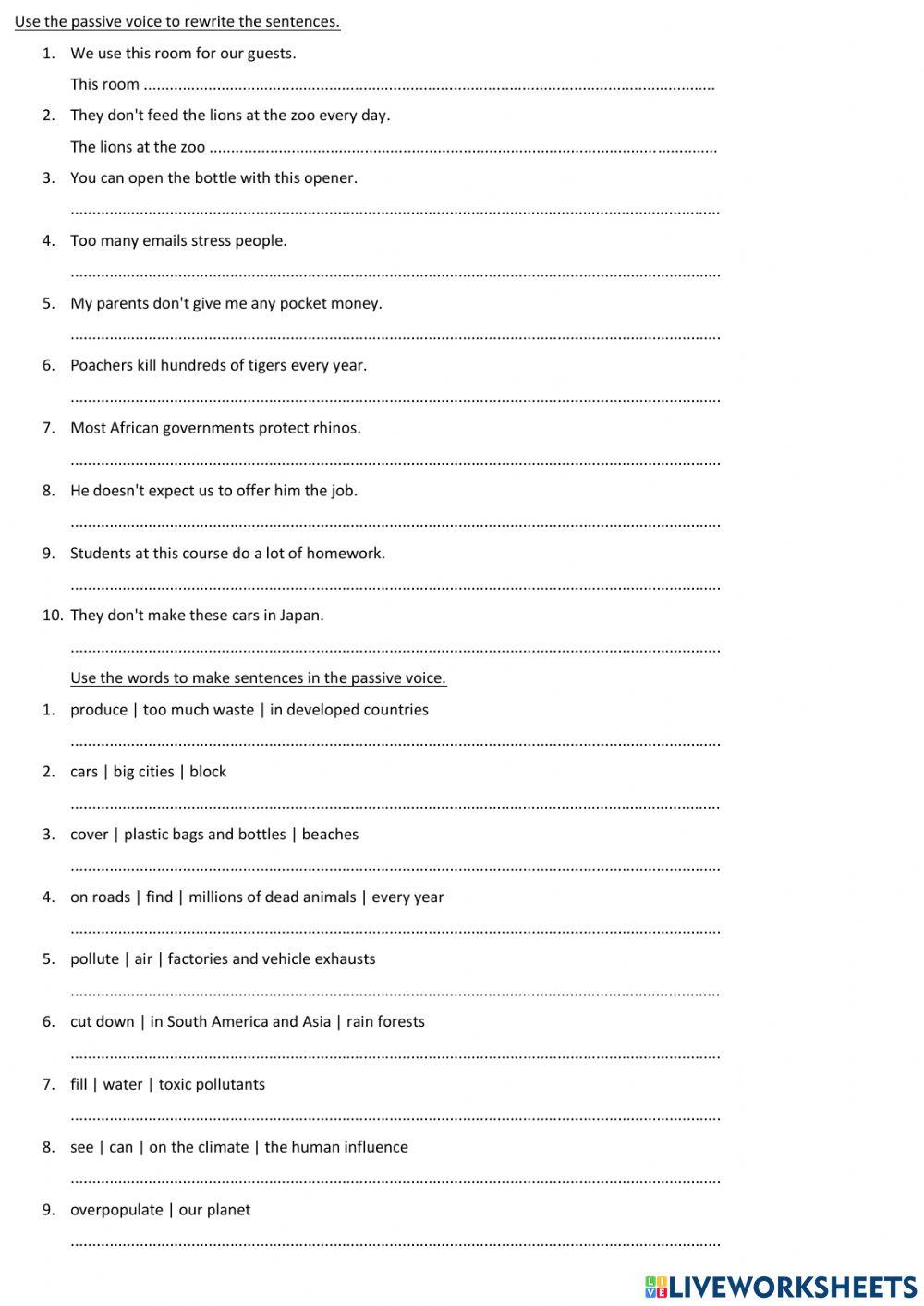 Present Simple Passive