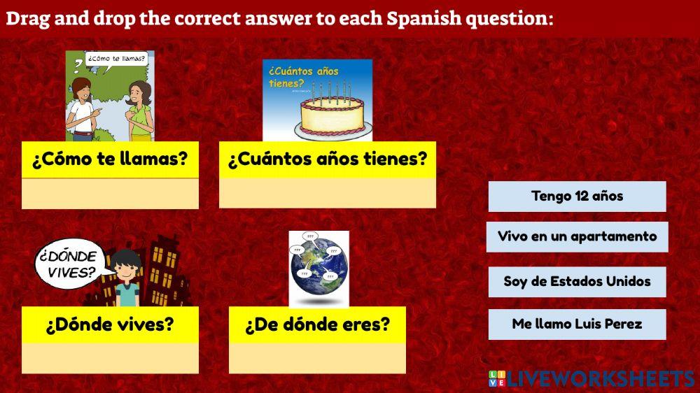 Saludos y preguntas básicas