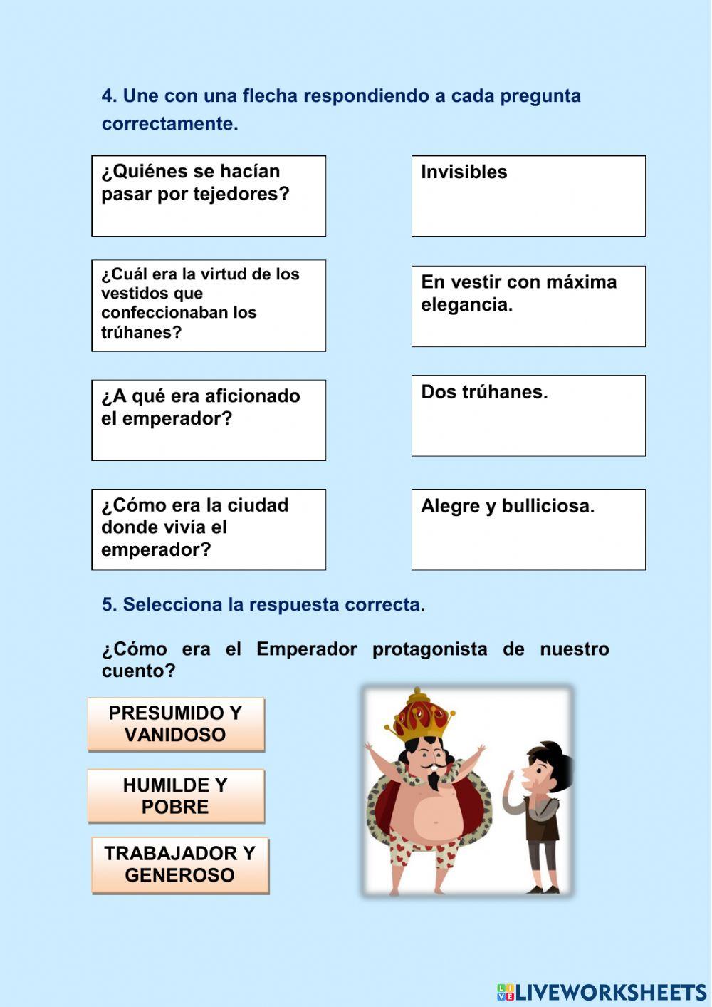 Plan lector el traje nuevo del emperador