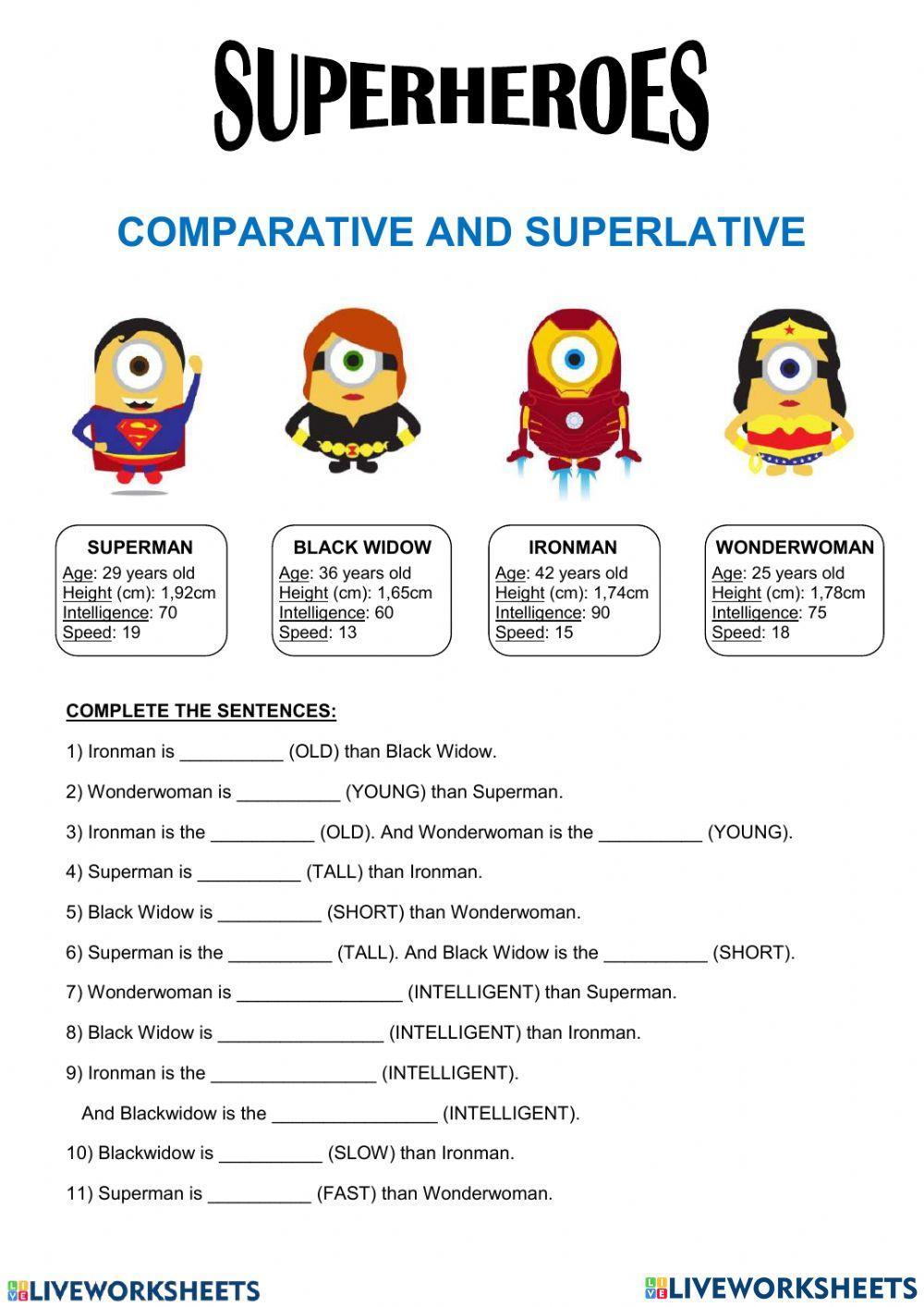 Superlative comparative