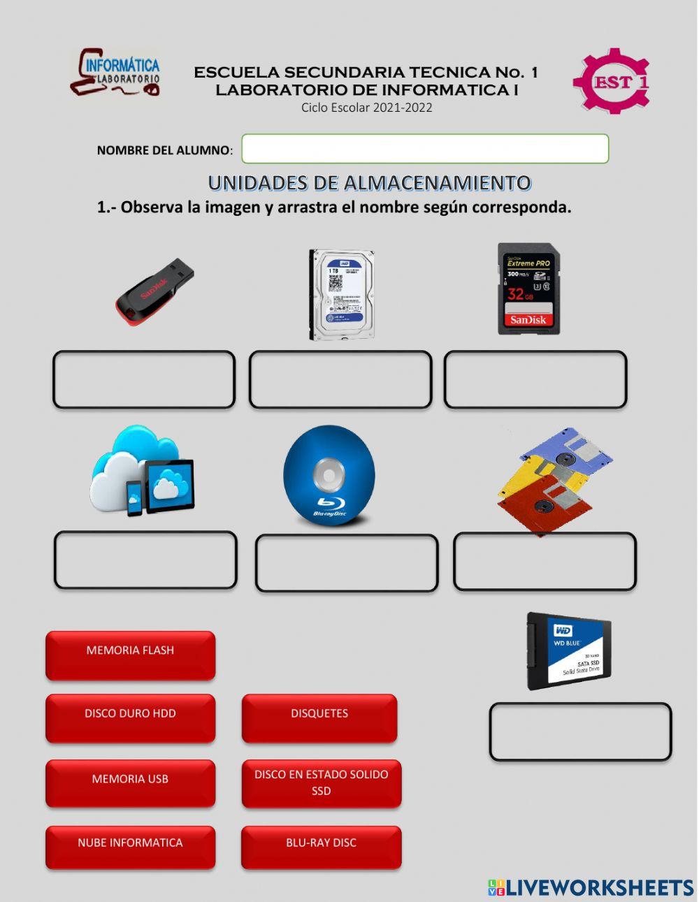 Dispositivos de almacenamiento