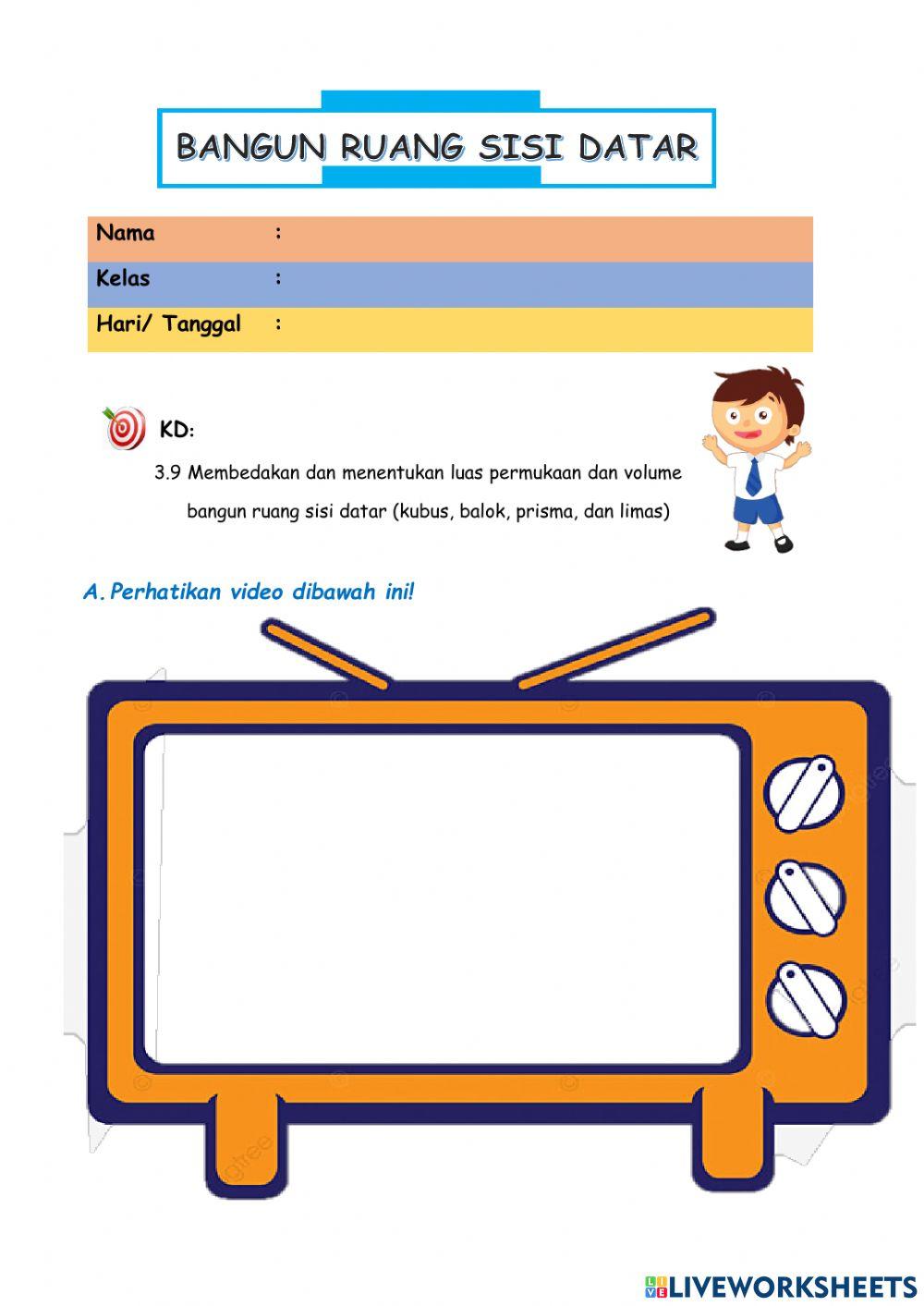 Bangun Ruang Sisi Datar Kelas 8