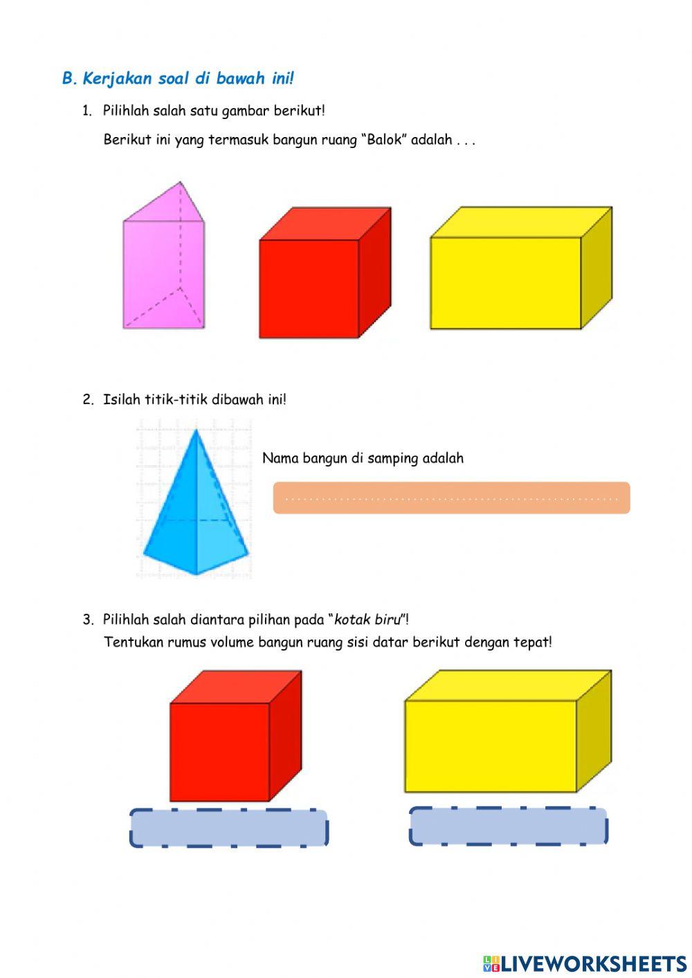 Bangun Ruang Sisi Datar Kelas 8