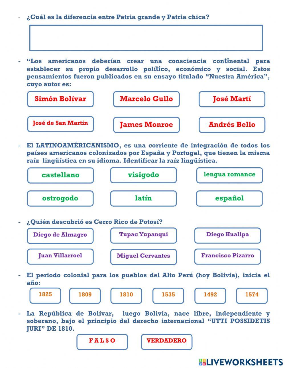 Bolivia y su integracion con el mundo
