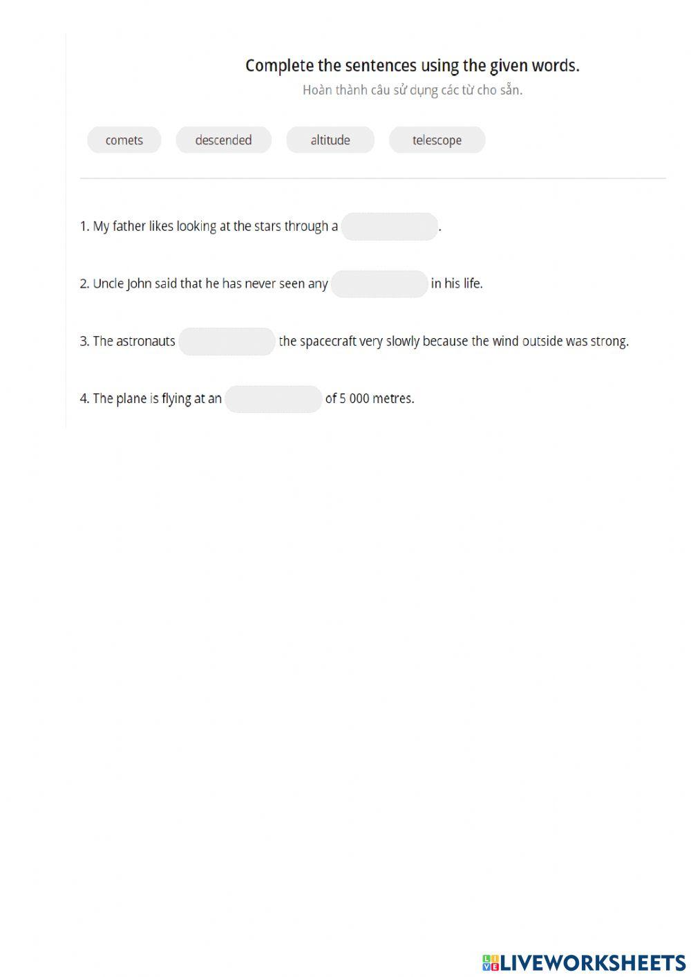 Vocabulary unit 10 class 9