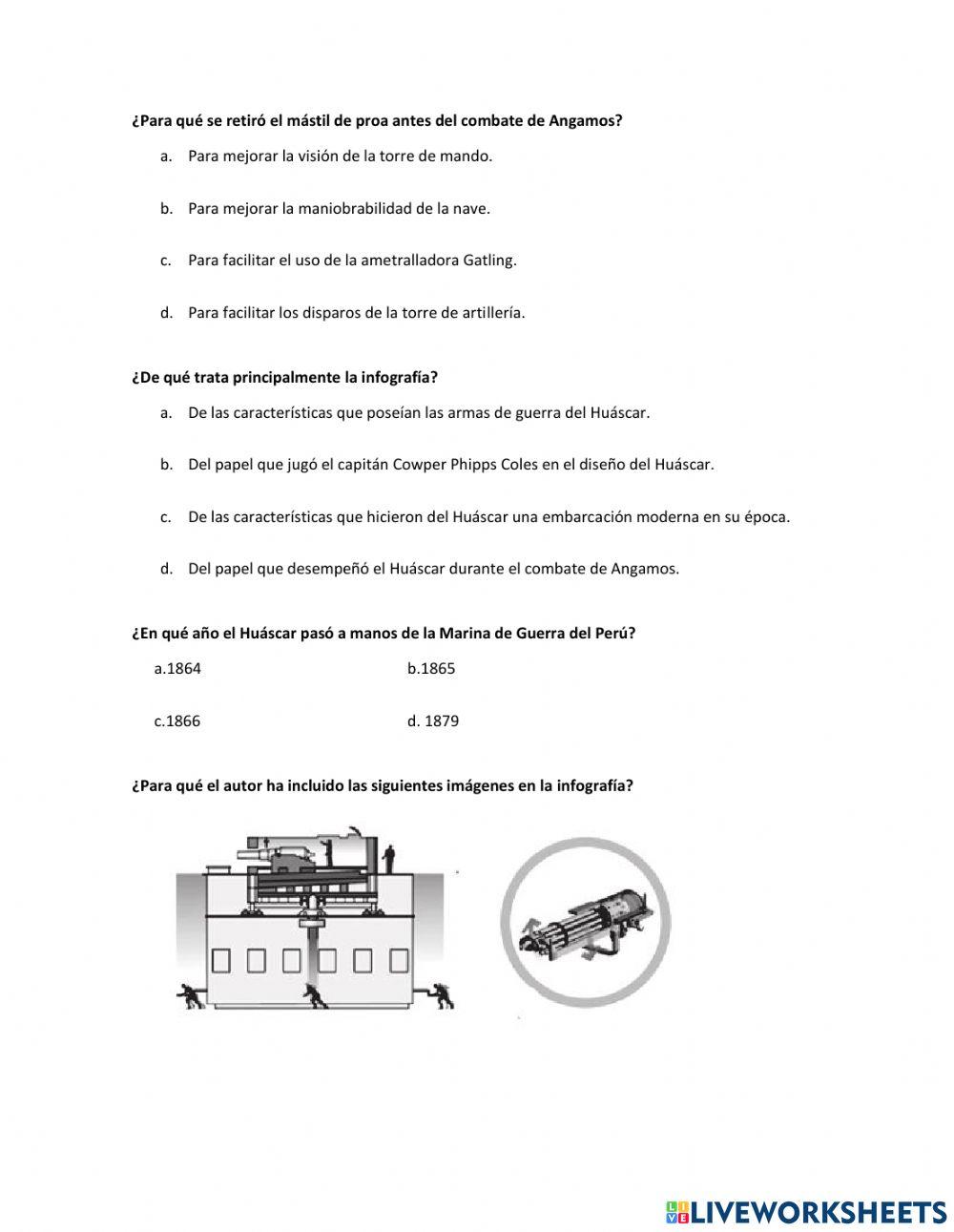 Práctica de comprensión  de textos