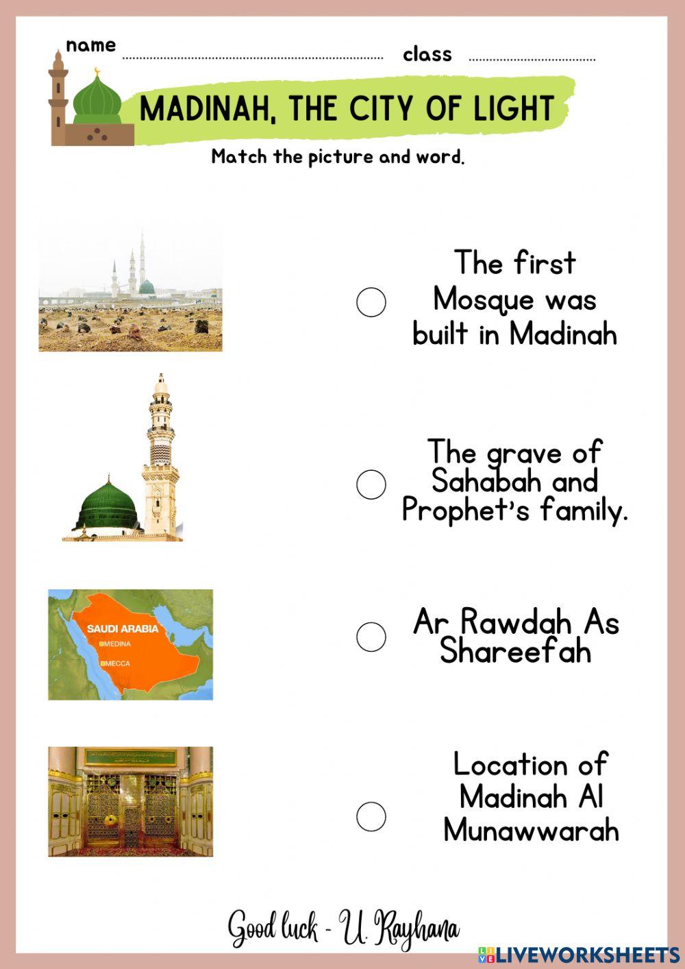 Madinah, The city of Light