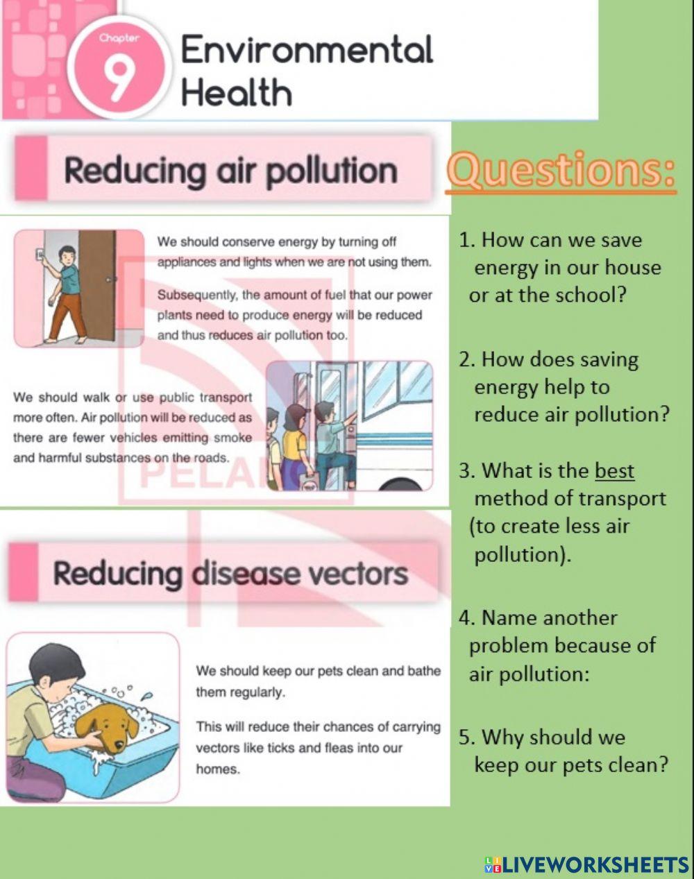 P4 Health Worksheet 1