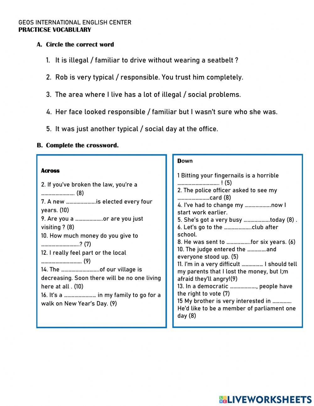 People and daily life