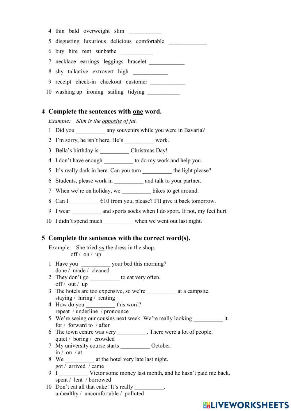 Final Test Spoken PI Part 1 (4th edition)