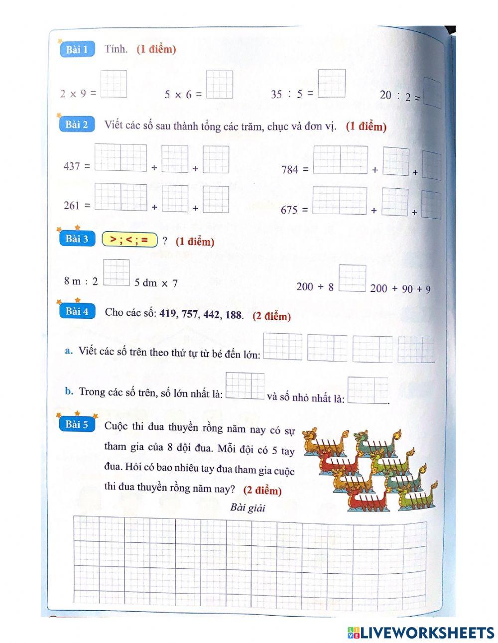 Kiểm tra giữa kì 2