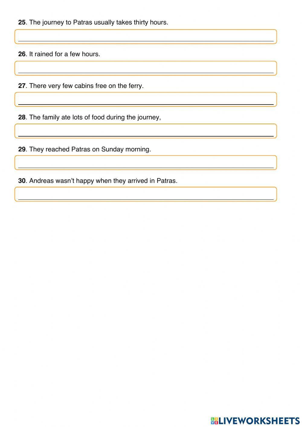 A2 listening practice