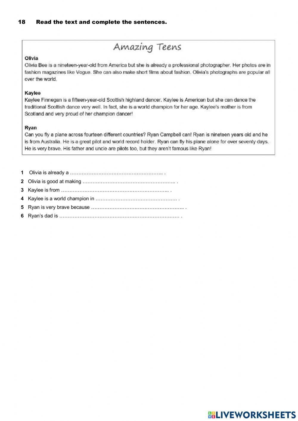 On Screen 1 Unit 1 Test