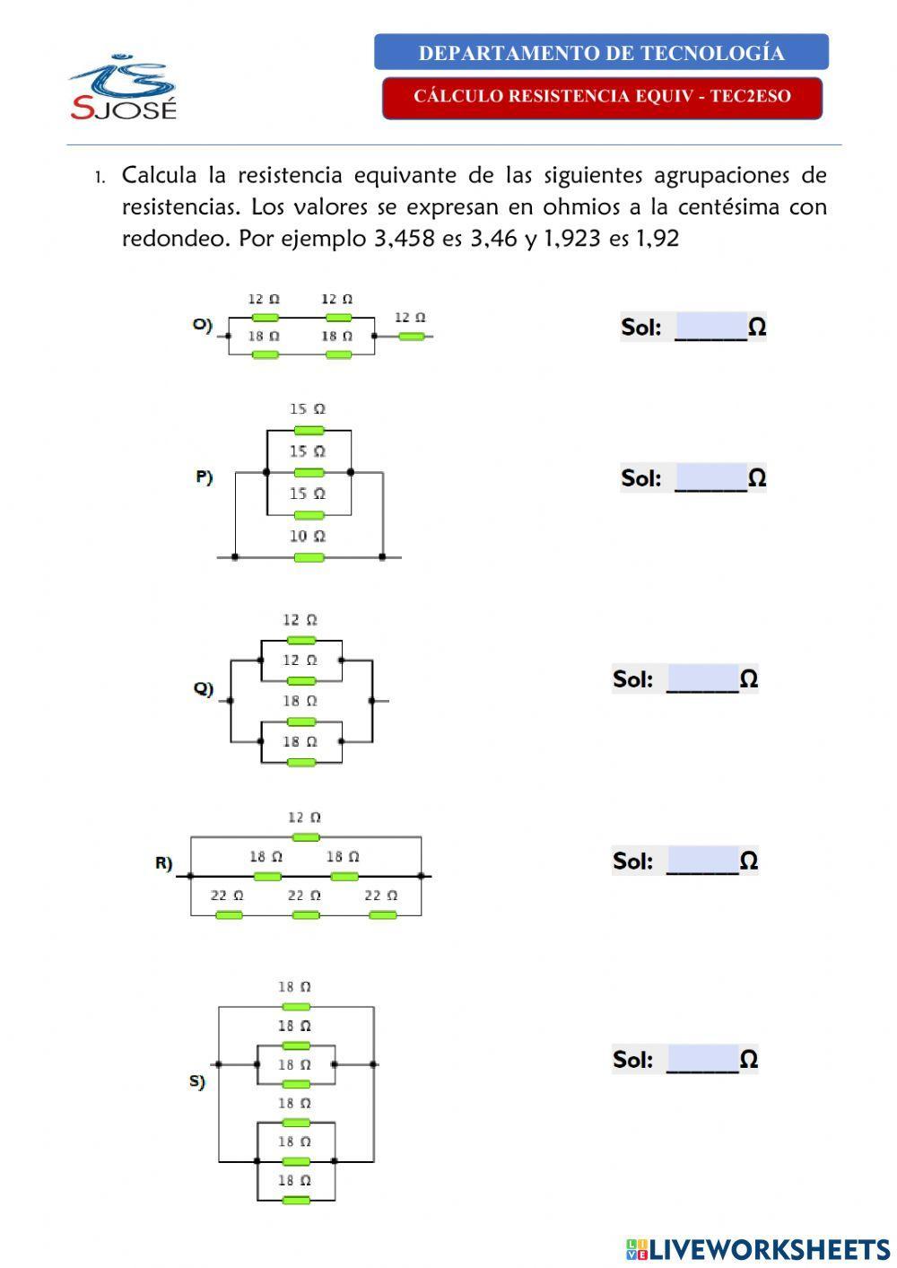 Cálculo de resistencias-2