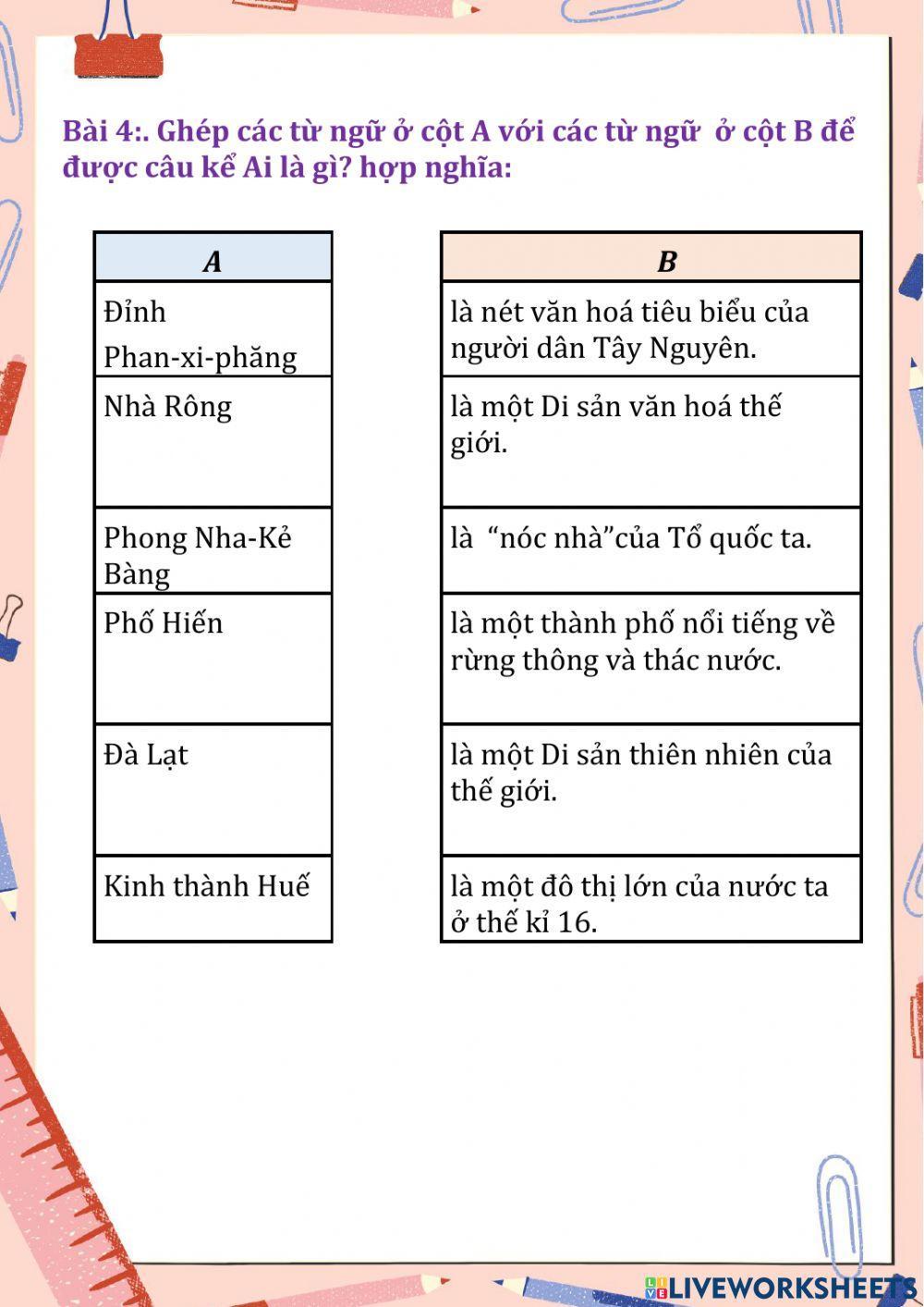 Ôn tập Tiếng Việt lớp 4 Tuần 24