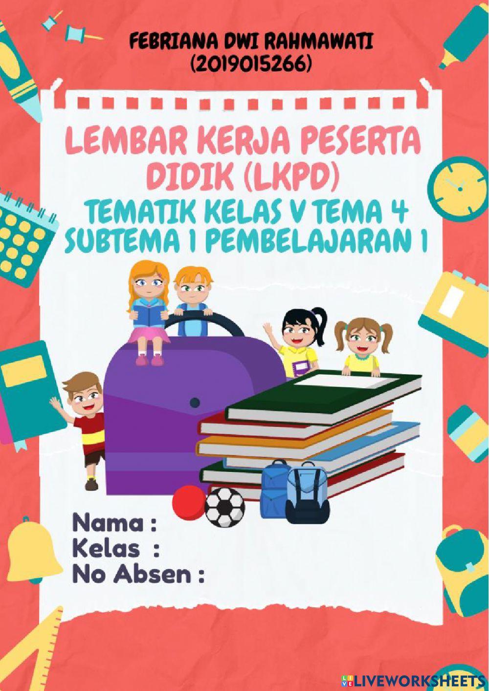 LKPD BAHASA INDONESIA PANTUN KD.3.6 dan 4.6