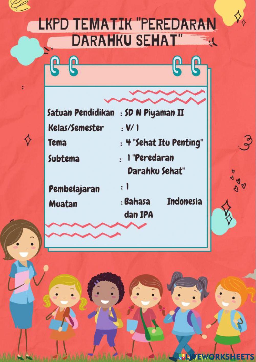 LKPD BAHASA INDONESIA PANTUN KD.3.6 dan 4.6